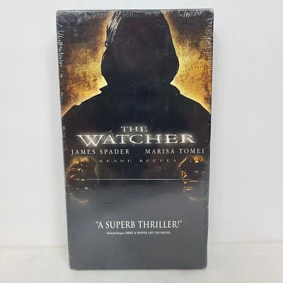 The Watcher VHS 2000 VHS Video Keanu Reeves James Spader Rated R NEW Sealed OOP - Image 1 of 4