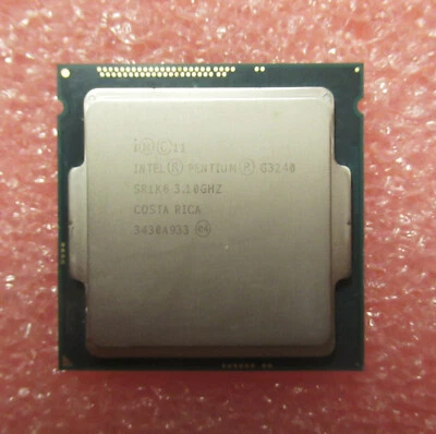 Intel Pentium Dual Core G3240 3.10GHz Processor CPU 3MB Cache LGA1150 SR1K6 - Image 1 of 4