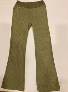 Girls Pants Flare Green Size 8 Casual Waistband Elastic Stretch - Picture 1 of 3