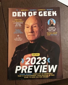 Den of Geek Magazine Winter 2022 / 2023 Preview / Picard / Sarah Michelle Gellar - Picture 1 of 2