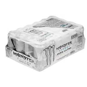 Monster Energy Drink, Zero Ultra, Sugar Free (16 oz. cans, 24 ct.) 384 FL OZ, - Picture 1 of 4