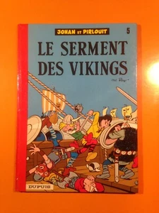 PEYO : JOHAN ET PIRLOUIT T5 : LE SERMENT DES VIKINGS (1974)! - Picture 1 of 8