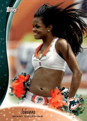 2009 Topps Johanna #C12 Cheerleaders Miami Dolphins 6M - Image 1 of 2