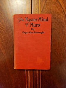 MASTER MIND OF MARS EDGAR RICE BURROUGHS EARLY G&D REPRINT HC - Picture 1 of 10