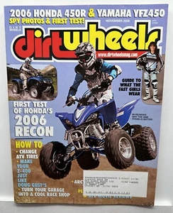 Dirt Wheels Magazine November 2005 - Picture 1 of 1