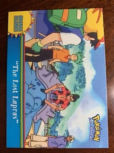 2000 Topps Pokemon TV Animation Series 3 Orange Islands OR1 "The Lost Lapras" B - Imagen 1 de 2