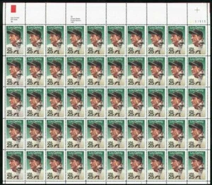 US Scott # 2417 - Sheet of 50 - Lou Gehrig - MNH - 1989 BASEBALL - Picture 1 of 1