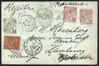 Monaco 1904 uprated registered redirected postal card to Germany