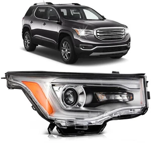 Right Passenger Side For 2017-2019 GMC Acadia Headlight Assembly [LED DRL Type] - Picture 1 of 6