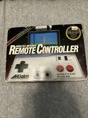 Nintendo NES Acclaim CIB Wireless Remote Turbo Controller in Box Tested - Image 1 of 4