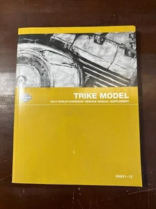 Harley Davidson 2012 Trike Service Manual Supplement Tri Glide Ultra Classic - Picture 1 of 7