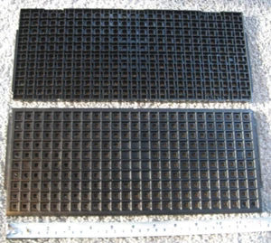 HWA SHU LQFP 7X7mm 1,4mm EAC0707-10 schwarz SMT IC Tray Carrier - gebraucht Menge 2 - Bild 1 von 4