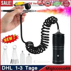 Portable Airbrush Kit Kabelloses Airbrush-Set Mit flexible Verlängerungsrohr DHL - Bild 1 von 24