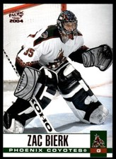2003-04 Pacific Red Zac Bierk R103 Phoenix Coyotes #258