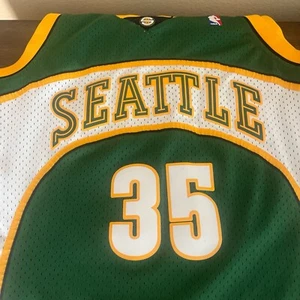 Authentic Mitchell & Ness Kevin Durant #35 Sonics 2007-08 Rookie Year NBA Jersey - Picture 1 of 4