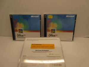 Microsoft Office XP Professional 2002 mit Key 2 Disc - kostenloser Versand! - Bild 1 von 1