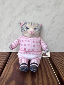 Toy Works Kitty Gurke Sitzsack Katze Puppe Plüsch 7 Zoll Vintage 1985 - Bild 1 von 5