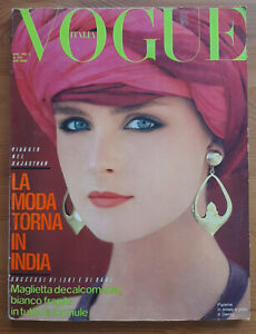 Vogue Italia April 1981/2 N. 375 Lisan van der Zalm Cover