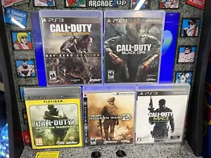 PS3 CoD 5 Lot: Call of Duty Advanced Warfare + Black Ops + MW PAL + MW2 + MW JPN - Bild 1 von 12