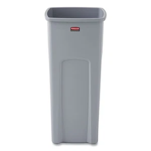 Rubbermaid Commercial 356988GY Untouchable 23 gal Waste Container - GRY New - Picture 1 of 4