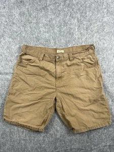 Pantaloncini cargo blu montagna uomo kaki scuro escursionismo/outdoor/utilità taglia 42 - Foto 1 di 11