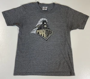 Vintage Purdue Boilermakers T Shirt Sz Youth L Cotton Exchange Made In USA 90s - Picture 1 of 7