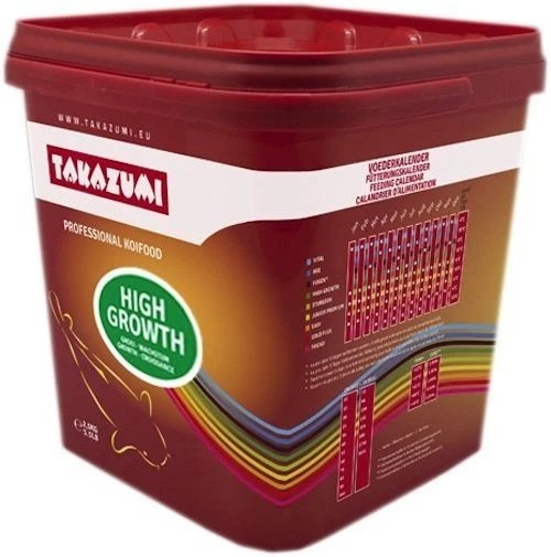 TAKAZUMI HIGH GROWTH 4,5 & 10 Kg optimales + schnelles Wachstum Koi Futter Fisch