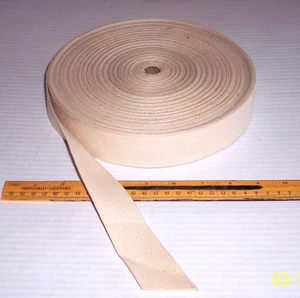 U.S. Military 1 1/2" Cotton Webbing Strap Approx. 100ft Roll - Picture 1 of 4