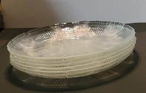 Arcoroc USA Canterbury Crocus Clear Glass Dinner Plate 10.75" (Set of 6) - Picture 1 of 5