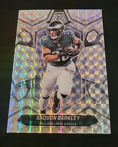 Mosaico de fútbol americano Panini 2024 Saquon Barkley #177 mosaico Prizm Philadelphia Eagles - Imagen 1 de 2