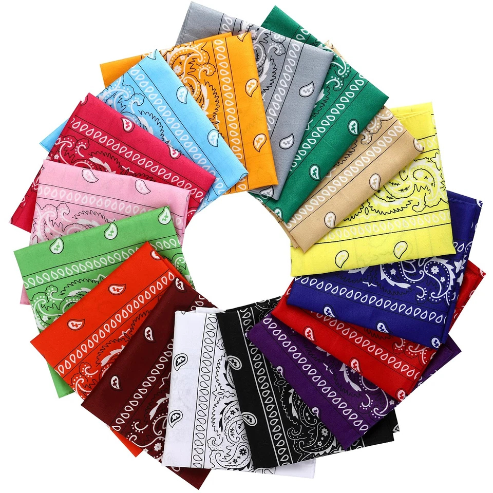 E-accexpert 16pcs Bandanas Multi-Purpose Party Outdoor Favor Scarf Headband H...