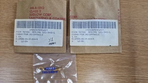 2 x 151-340-1 RARE 5935-00-928-1227 Connector Receptacle length 0.594 inches - Picture 1 of 3