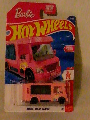 Hot Wheels 2026 Barbie Dream Camper Mattel специальная функция масштаб 1:64 - Изображение 1 из 3