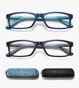 RaoOG Lesebrille Blaulicht blockierend für Herren Damen, rechteckiges Gestell... - Bild 1 von 8