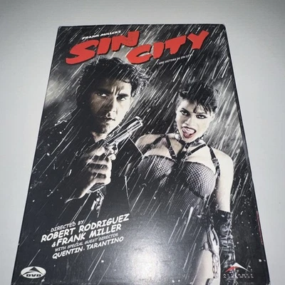 #N96-  Frank Miller's Sin City (DVD, 2005) Tarantino Jessica Alba - Image 1 of 4