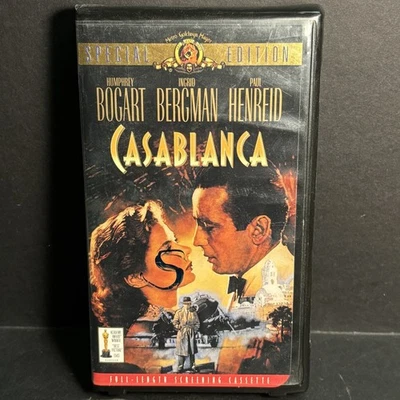 CASABLANCA (1942) Special Edition VHS Humphrey BOGART Ingrid BERGMAN Film Noir — 第 1/3 张图片