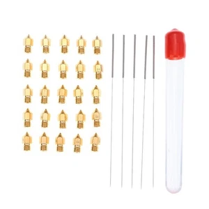 25 pcs 0.4MM Ender 3 Nozzle for Creality Ender 3 v2 Ender 3 pro Ender 5 CR-10 - Afbeelding 1 van 12