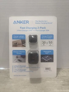 Anker Fast Charging 2er Pack 67W und 30W Wandladegeräte. Neu Versiegelt. - Bild 1 von 2