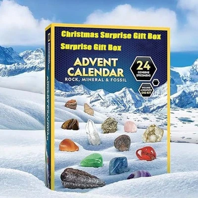 NATIONAL GEOGRAPHIC Gemstone Advent Calendar -2025 24 GENUINE SPECIMENS Kits - Image 1 of 4