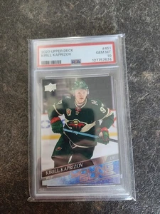2020-21 Upper Deck Series 2 Young Guns PSA 10 Kirill Kaprizov Card# 451 - Bild 1 von 2