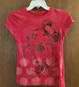Disneyland Resort Disney World Minnie Mouse Short Sleeve T-Shirt Juniors size M - Picture 1 of 3
