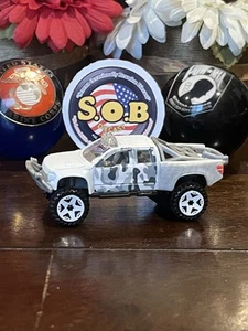 Hot Wheels Sandblaster Ford F-150 Raptor 4x4 Truck Silver Diecast USED NM Cond - Picture 1 of 10