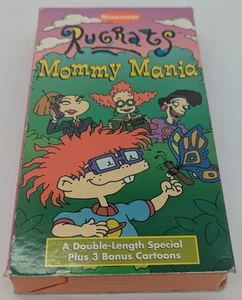 Rugrats - Mommy Mania (VHS, 1998) - Nickelodeon, Orange VHS Tape, TESTED - Foto 1 di 4