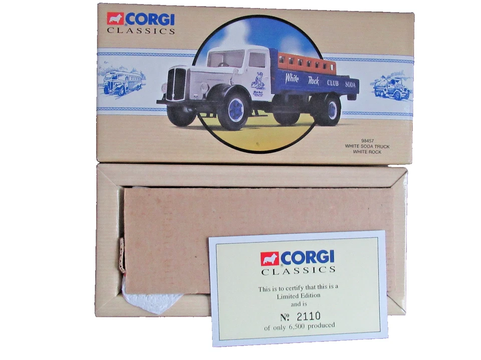 Modellautos Corgi 98457 White Soda Truck White Rock 1/50 neu ovp #2 - Bild 1 von 1
