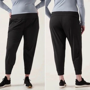 Jogger Athleta para mujer 2X Rainier tiro medio en negro - Imagen 1 de 14