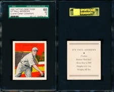 1933 Tattoo Orbit R305 Ivy Paul Andrews SGC 60 5 EX - Lionel Carter Collection!