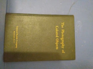 The Photography Of Colored Objects Vintage Hard Cover Book 1938 - Imagen 1 de 8