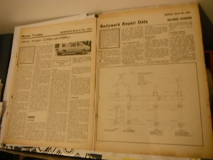 ORIGINAL 1970 'MOTOR TRADER' SERVICE DATA & BODYWORK BOOKLETS- HILLMAN AVENGER - Picture 1 of 4