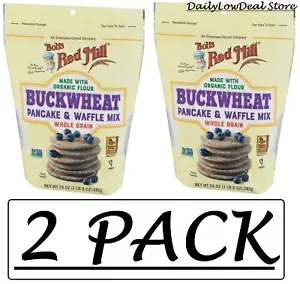 2 PACK - Bob's Red Mill Buckwheat Pancake & Waffle Mix, 24 oz (Total 48 oz) - Picture 1 of 1