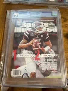 October 20, 2014 Dak Prescott RC First Sports Illustrated NO LABEL CGC 9.6 - Picture 1 of 2